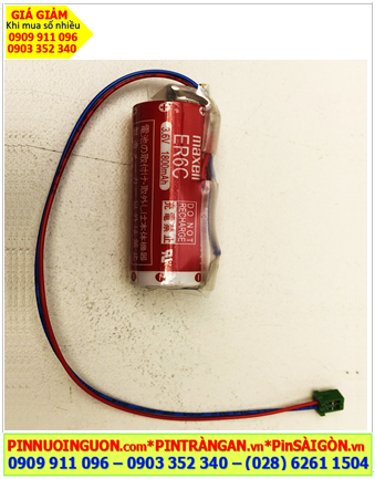 Maxell ER6C (Zắc Epson); Pin nuôi nguồn PLC Maxell ER6C lithium 3.6v AA1800mAh (NHẬT)
